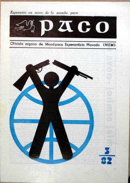Japanische Ausgabe der Zeitschrift der Mondpaca Esperanto Movado von 1982
